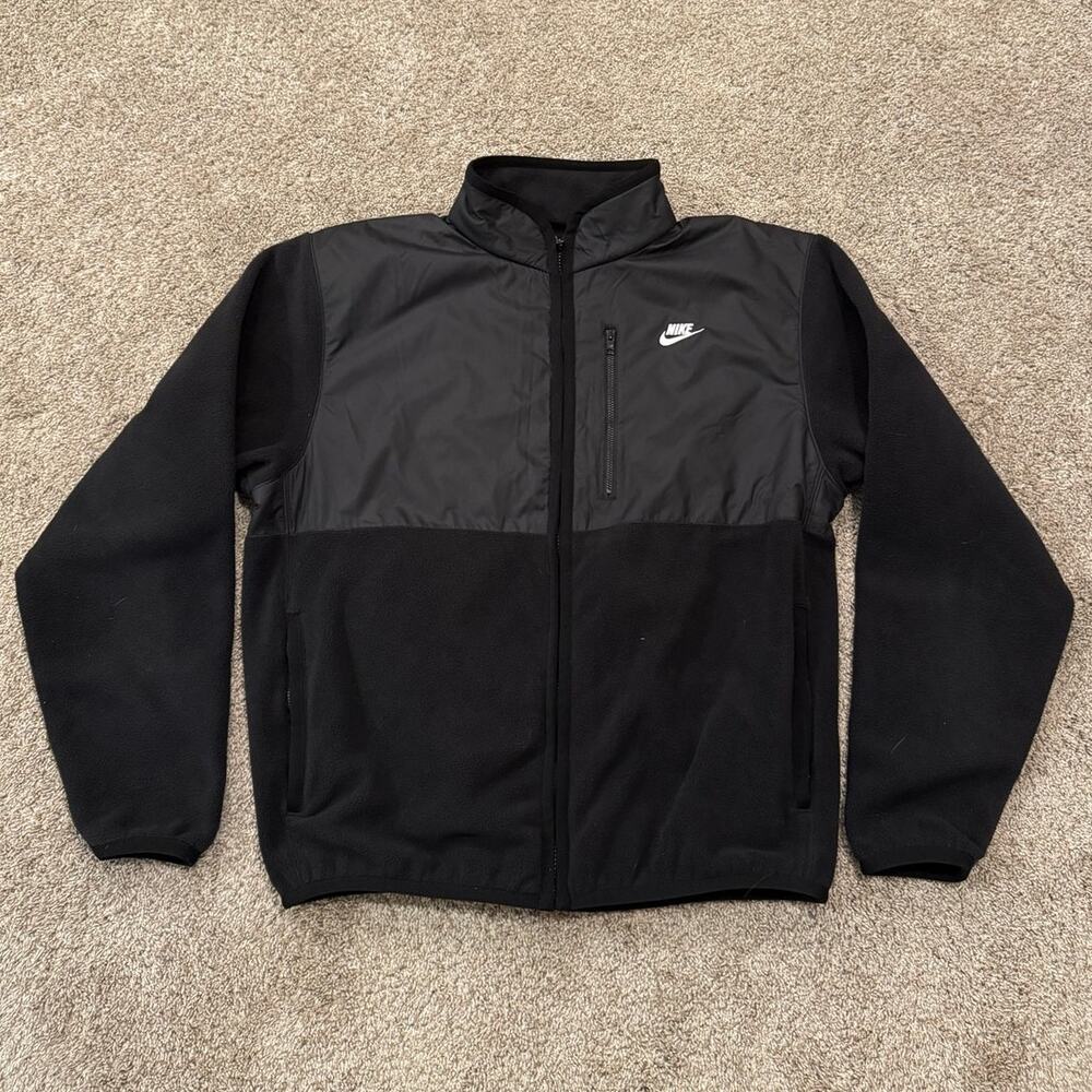 Nike Men's Zip Up Fleece Jacket size Medium